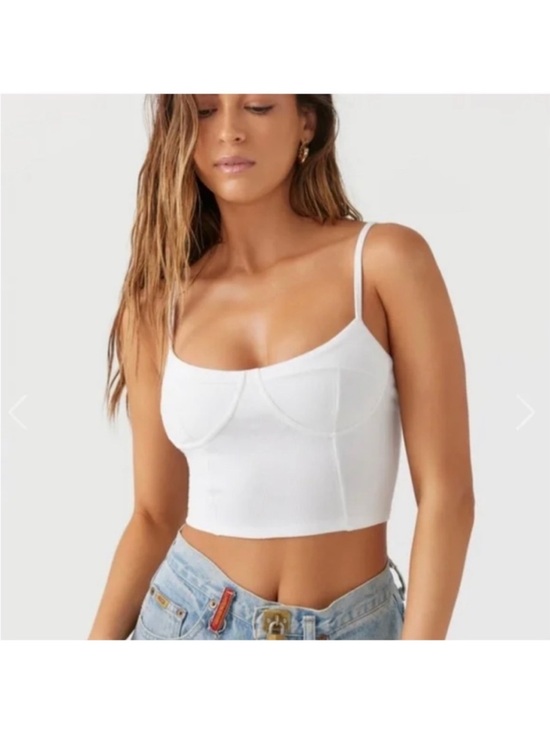 Joah Brown Tops - ♡ Joah Brown FlexRib Crop Corset Tank